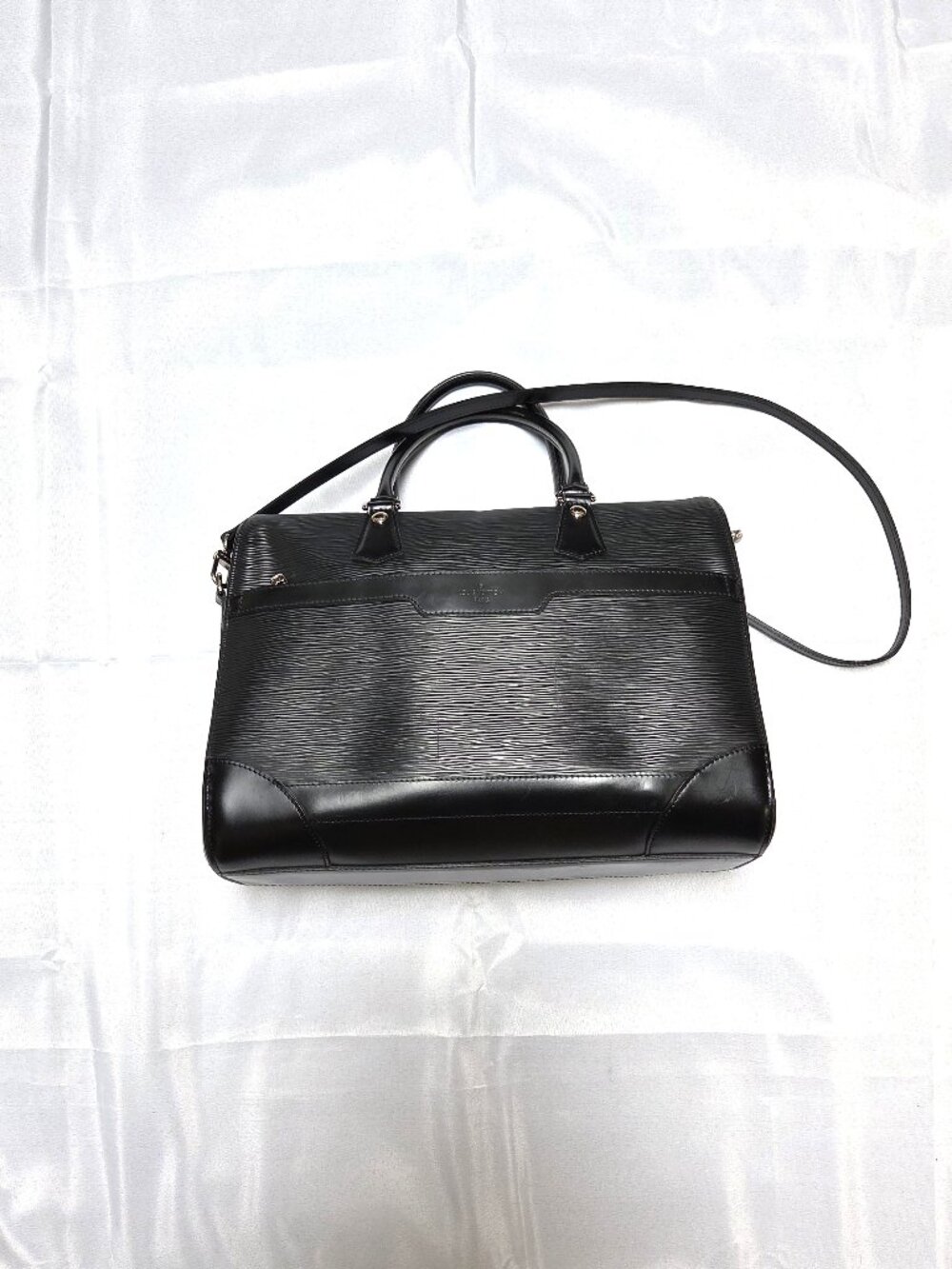 Louis Vuitton Black EPI leather shoulder/cross bag for work or leisure